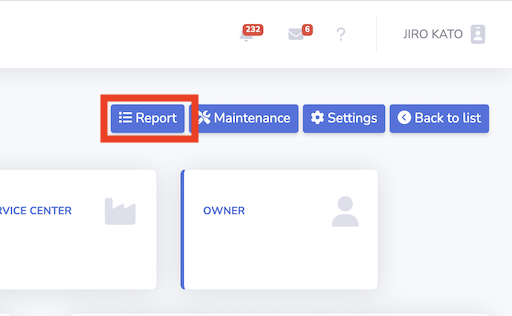 Click "Report" button to open report page.