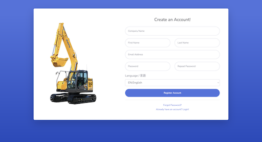 Register data from the user registration page