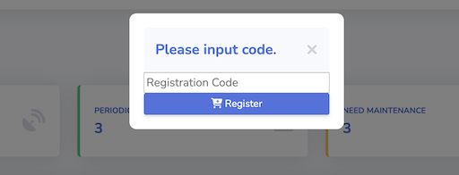 Device registration (Excavator)